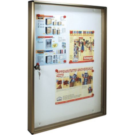 BACHECA FONDO MAGNETICO ALUBOX BC5 55X5X73 BR- ALUBOX- 1,0 pz