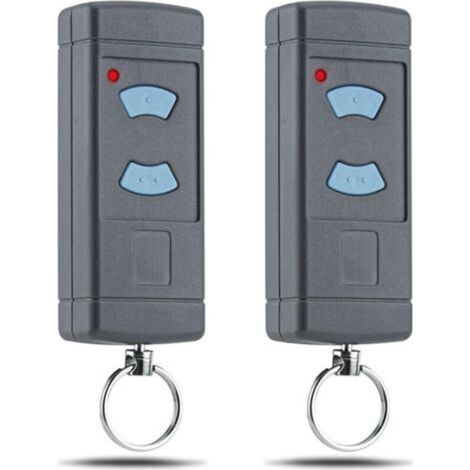 Paquete de 2 mandos a distancia para abridor de puerta de garaje Hormann HSM4-868 HSE2-868 868,3 MHz botón azul HS4-868, HS(M) 2/4, HSZ1-868, HSP4-868 HSP4-C HSD2-A HSD2-C (1/5)