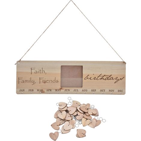 Bastelkalender aus Holz – vielseitig einsetzbar, stilvoll, komplettes Werkzeugset – DIY-Kalender aus Holz für Geschenke und Dekorationen (1/5)