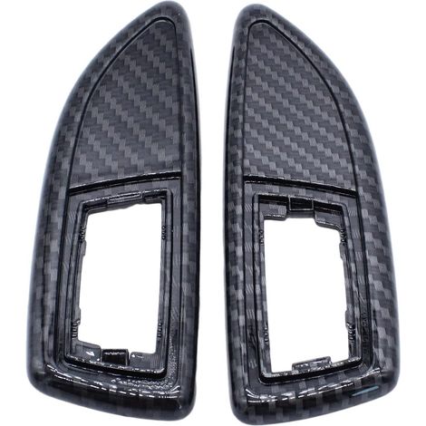 1 paire d'ailettes latérales avant gauche et droite effet fibre de carbone pour Corsa VXR décoration extérieure de voiture (1/5)