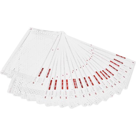 Praktische, flexible und langlebige Lochkarten mit doppelseitigem Druck für Strickmaschinen (1/5)