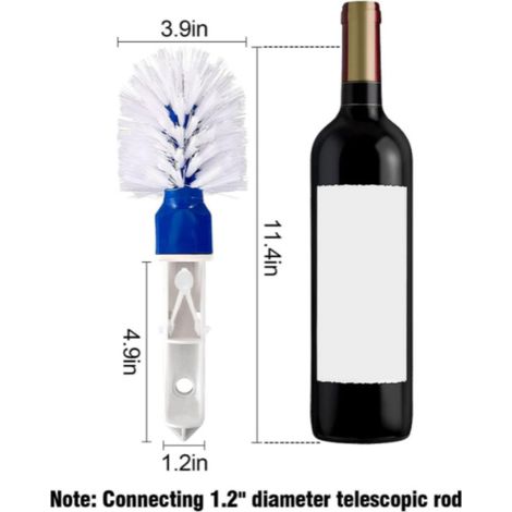 Brosse de Nettoyage pour Piscine, Spa, Jacuzzi, Salle de Bain et Cuisine – Usage Polyvalent sur Toutes Surfaces (1/4)