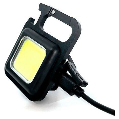 Mini Led Flashlight Usb Rechargeable Led Light 4 Modes Keychain Light (1/5)