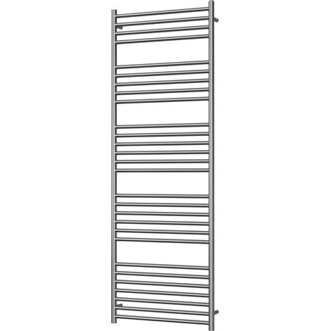 Aston - Stainless Steel Heated Towel Rail - H1800mm x W600mm - Straight (1/3)
