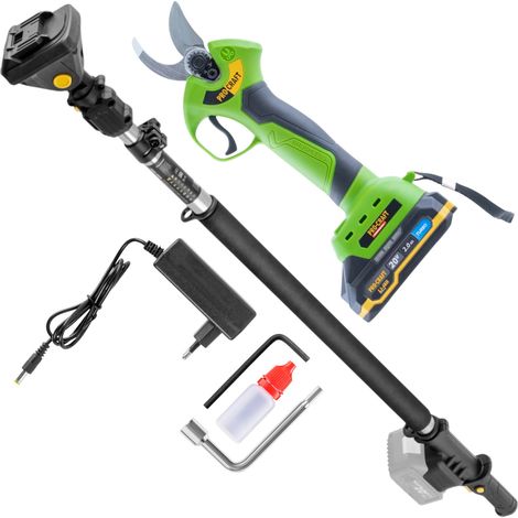 Procraft ES28Li élagueur sans fil 20 V Brushless + 1x batterie 2,0 Ah + chargeur + coffret (1/5)