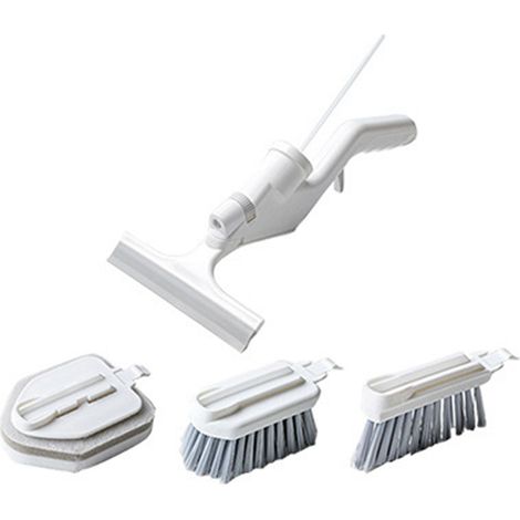 Set mit 4 Fensterreinigungsbürsten, vielseitig einsetzbar mit tragbarem Sprühgerät für Küche und Bad (1/5)