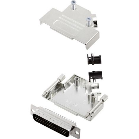 encitech D45ZK25-HDP44-K 6355-0013-03 D-SUB Stiftleisten-Set 45 ° Polzahl: 44 Lötkelch 1 Set