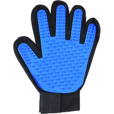 Katzenpflegehandschuh, 4-in-1 Silikon-Pflegehandschuh für Hunde und Katzen, Bürstenhandschuh für Katzen und Hunde, Haustierpflegehandschuh, Bürste für langes und/oder kurzes Fell (1/5)