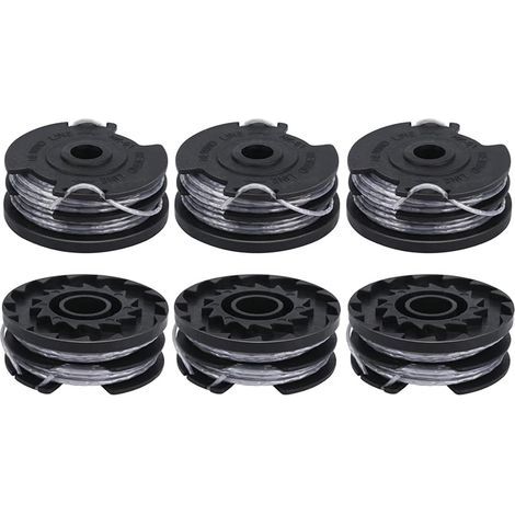 6er-Packung F016800351 Trimmerfadenspulen, kompatibel mit Bosch AdvancedGrassCut 36, ART 30-36 LI, ART 24, ART 24+, ART 27, ART 27+, ART 30 und ART 30+ Trimmern. Ersatzspule (6 m). (1/5)
