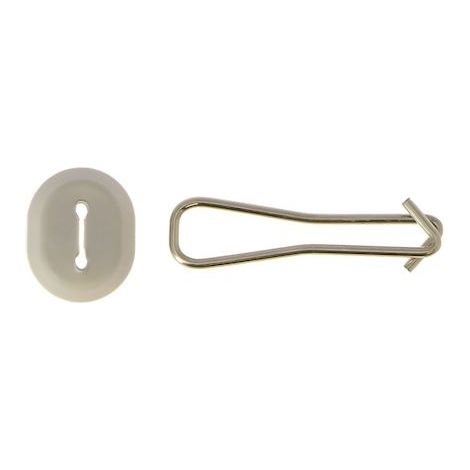 crochet de suspension - pour bande perforée - 25 mm - boite de 50 bizline 710324