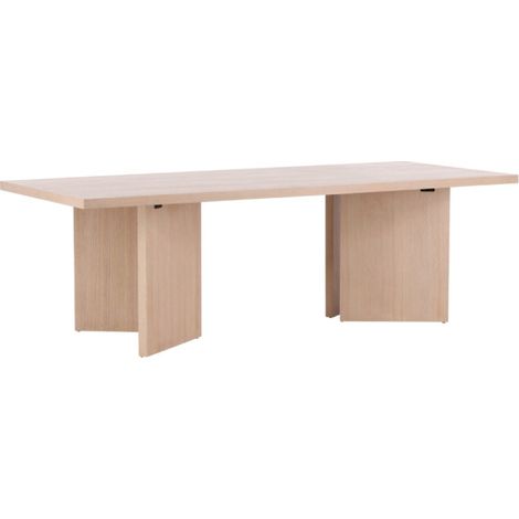 Table à Manger Design "Bassholmen" 240cm Naturel (1/5)