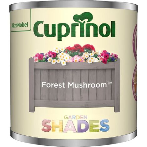 Cuprinol Garden Shades Tester Paint Pot - 125ml - Forest Mushroom