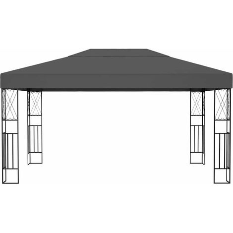 vidaXL Cenador tela gris antracita 3x4 m (1/2)