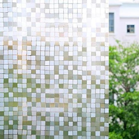 Mosaik-Fensterfolie 45 x 200 cm – Sonnenschutz und Wärmedämmung – Sichtschutz – Elektrostatische Haftung – Sichtschutzfolie (1/5)