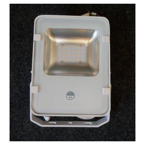 Projecteur extérieur LED 12W blanc 135x175x42mm 4000K 1250lm 120° alim 230V ultra-plat IK08 IP66 MB EXPERT (1/2)