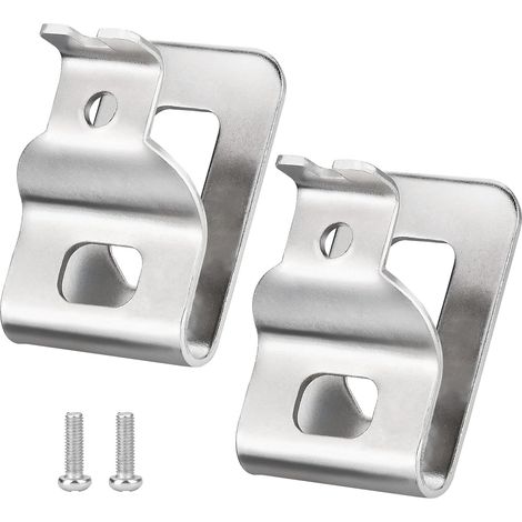 Lot de 2 clips de ceinture pour outils électriques Dewalt N268241 20 V DCD980 DCD985 (1/5)