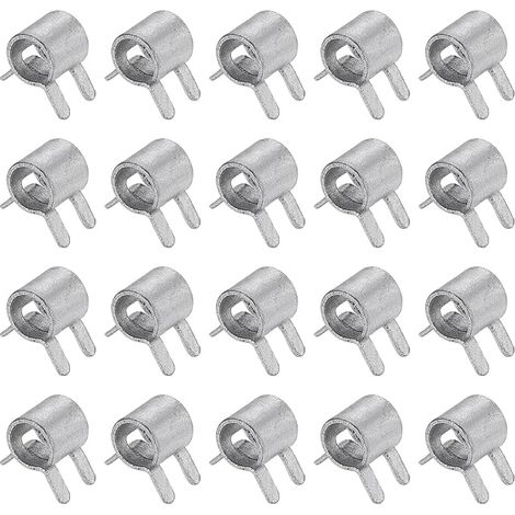 Lot De 20 Colliers De Serrage À Ressort Couleur Argent. (1/5)