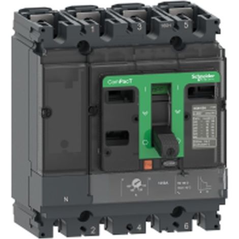 ComPacT NSX100H - disjoncteur - TM-D 80A - 4P4D - 70kA - montage fixe - C10H4TM080