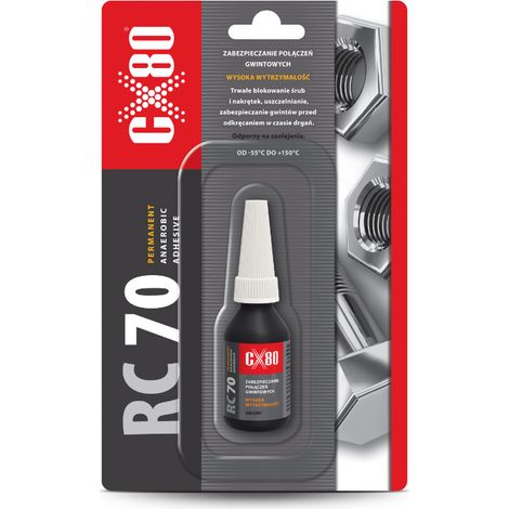 CX80 RC70 10ML COLLE DE SERRAGE VERTE MASTIC PROFESSIONNELLE
