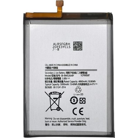 Batterie neuve EB-BM526ABS compatible avec Samsung Galaxy A23, A236, M52 et M526