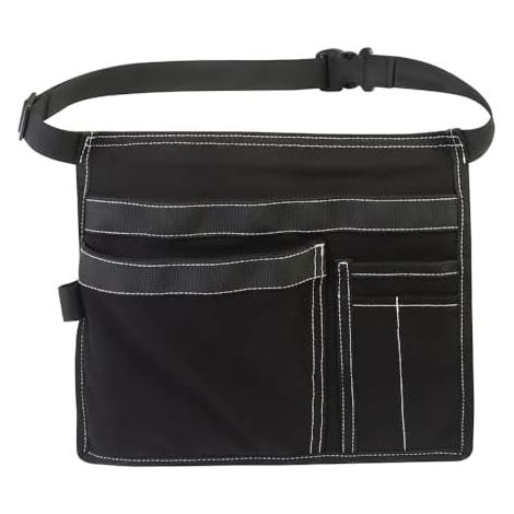 CSPARKV 28,5 x 25 cm 1 artículo Bolsa de tela Oxford para cinturón Bolsa de herramientas ajustable Bolsa de herramientas multiusos Bolsa de herramientas para el hogar Jardín RV