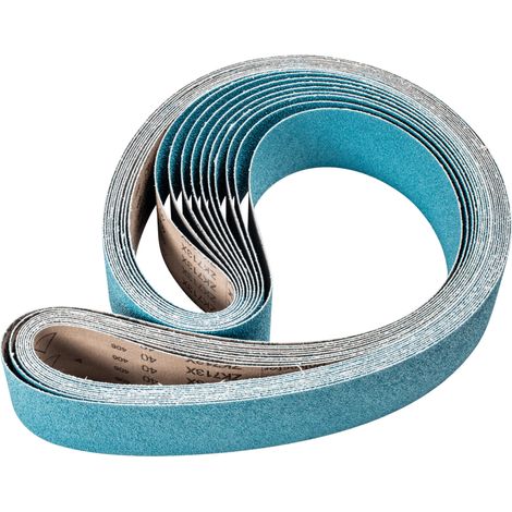 PFERD TOOLS Zirkon Schleifband BA 75x2000mm Z40 für hohen Abtrag mit Bandschleifer 10 Stk