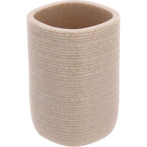 Bicchiere in poliresina - beige - Tendance