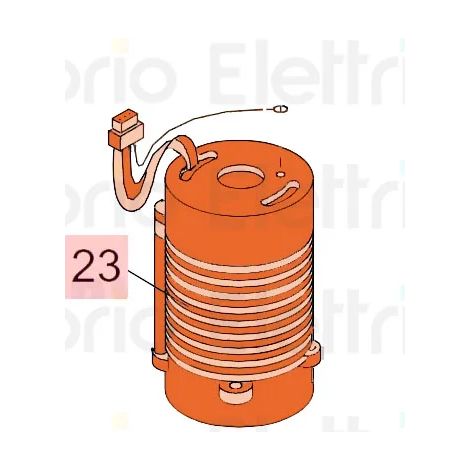 faac pièce détachée moteur électrique 220v h 125 2p. c/t 7704065 (1/3)