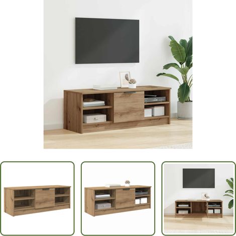 TV-Schrank Eiche - TV-Schränk Artisan-Eiche 102 x 35 x 36,5 cm Holzwerkstoff (1/5)
