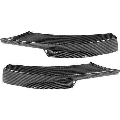 1 Paar Frontstoßstangenlippe/Kinnspoiler, glatt und flexibel, Ersatz für 3er E90 M-Tech LCI 320i 330i (2009–2012), Carbonfaser-Optik (1/5)
