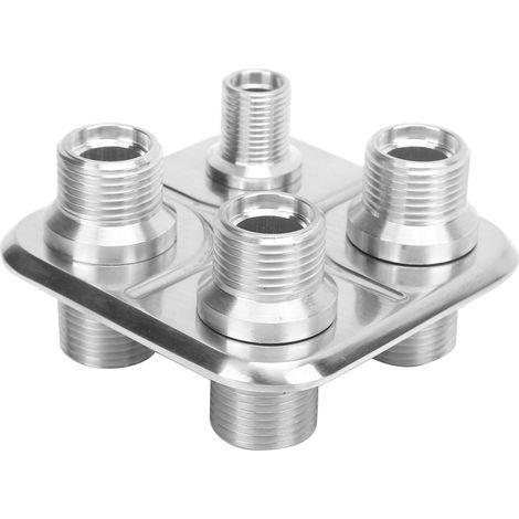 Raccord de tuyau de climatisation 4 ports pour voiture, pièce de rechange universelle pour GM PerformanceSilver (1/5)