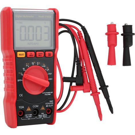 Testeur multimètre numérique automatique SMART SENSOR ST833A avec écran LCD (1/5)