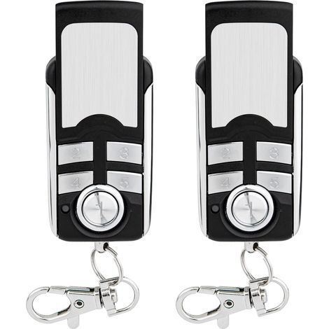 Émetteur portatif Bisecur 868 MHz compatible avec les télécommandes d'ouvre-porte de garage Hormann BS HSE1/HSE2/HSE4/HSE5-868-BS, HS1/HS4/HS5-868-BS, HSS4-868-BS, HSD2-868-BS, HSP4-868-BS, 2 pièces-C (1/5)