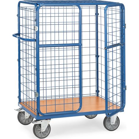 fetra Paketwagen mit Dach, 830 x 1552 x 1369 mm (BxHxL), Ladefläche 1.200 x 800 mm (1/2)