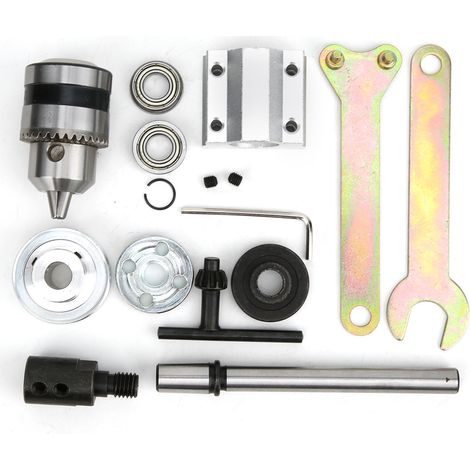 Ortviai Broche sans moteur pour table de sciage ou perceuse – Mandrin B12 + douille M10 – Précision 0,005 mm