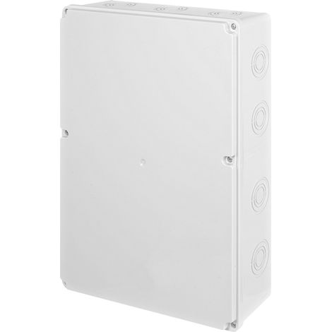 Abzweigkasten Abzweigdose Aufputz IP65 Spritwasser- & Staubschutz 380x280x90mm (1/3)