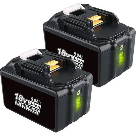 2PCS 18V/9.0Ah für Makita Akku BL1860B- 2er Set - 197422-4 BL1850B BL1830B BL1890