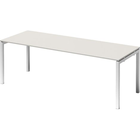 BISLEY Cito Schreibtisch U-Gestell fixiert Rechteck: 220 x 80 cm
