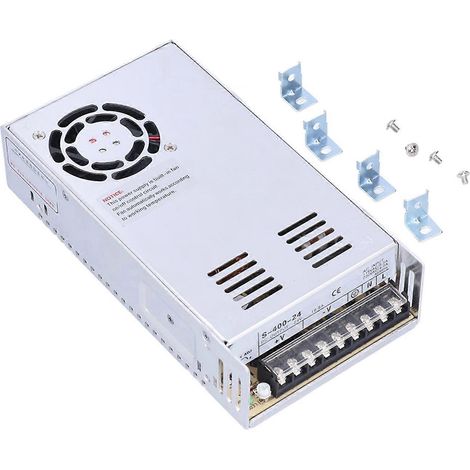 Alimentation à découpage CC avec bornes, boîtier en alliage d'aluminium, 400 W, pour conversion de tension 115–230 V CA, alimentation à découpage 40 V