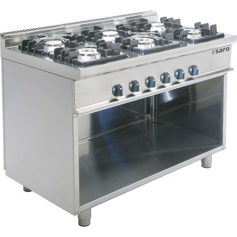 Cuisinière gaz - 6 feux - 36 kW - E7/KUPG6BA - Saro