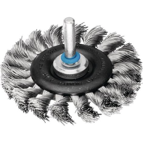 Cepillo plano RBG 7012/6 INOX 0,35 D.70 mm 6 mm espesor del hilo 0,35 mm VA 12 m