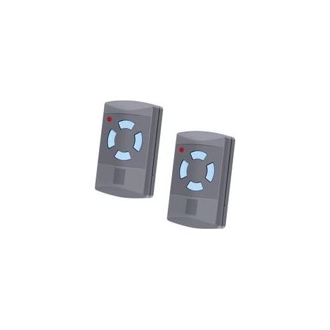 Lot de 2 pièces de rechange pour émetteur portatif Hörmann Ouvre-porte de garage 868,3 MHz 4 canaux Télécommande compatible avec Hörmann HSM4-868, HSE2-868, HS4-868 pour SupraMatic, ProMatic (1/5)