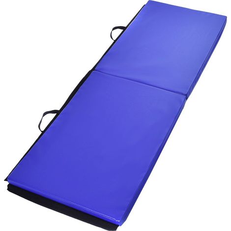 Weichbodenmatte Gymnastikmatte Yogamatte Klappmatte Turnmatte 180x60x4cm -blau