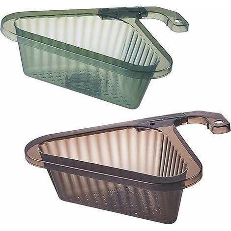 Panier de vidange d'évier de cuisine, support de filtre nordique cygne, support de filtre en plastique transparent, support de rangement de robinet (1/5)