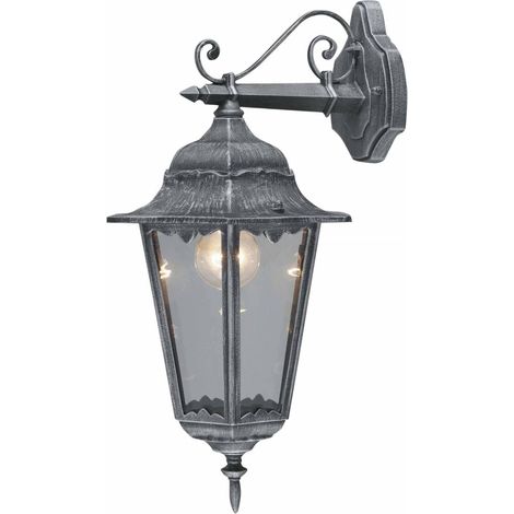 Farol Irlanda color gris hierro fundido potencia 60 W altura 43 cm