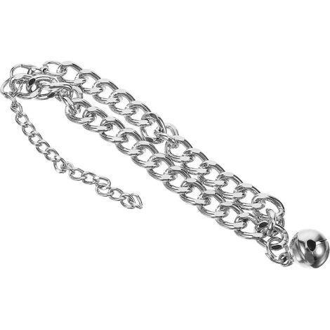 Collar ajustable para gatos de aleación de aluminio para mascotas, 5 unidades con cascabel. (1/5)