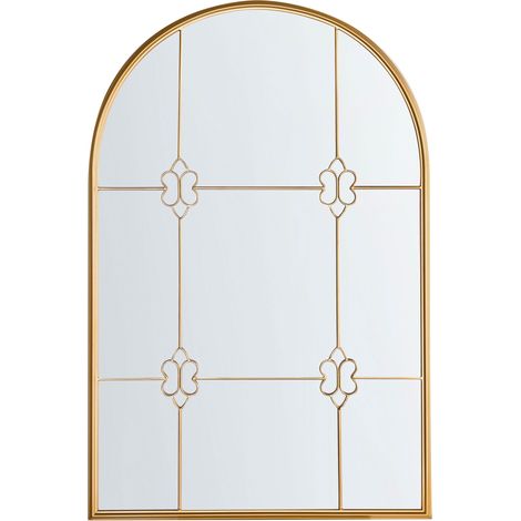 Wandspiegel THULAY 65 cm 99 cm Gold