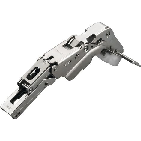 Salice Topfband Serie 200 Eckanschlag 155° mit Dämpfung T52 Nickel matt Möbelscharnier Schrankscharnier (1/3)