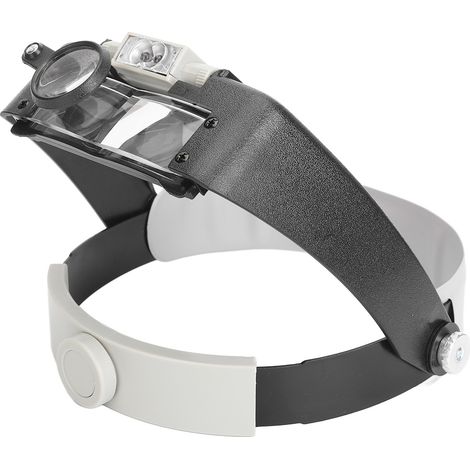 Headband Magnifier Glasses 1.5X 3X 8.5X 10X Magnification Head Mount Magnifier with LED Light