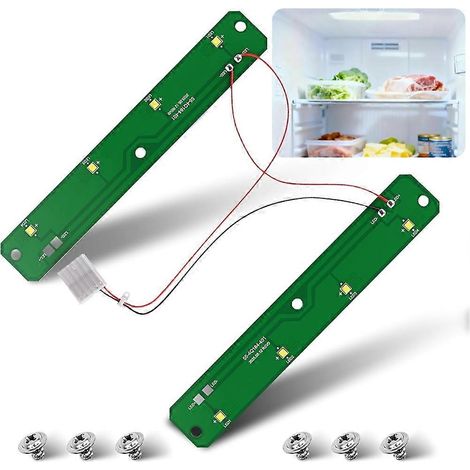 Ampoule LED de remplacement pour réfrigérateur Whirlpool, blanc brillant 6500K, écoénergétique, compatible avec les modèles W11387579 et W11043011 (1/5)